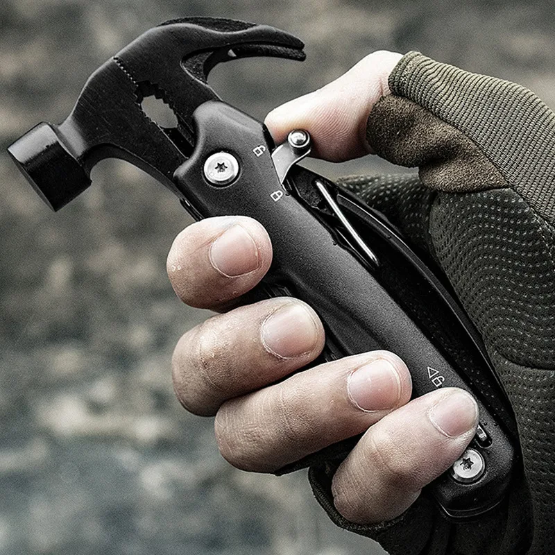 Multifunctional Nail Hammer Stainless Steel Multifunction Pincer and Direct Selling Outdoor Tool | Инструменты