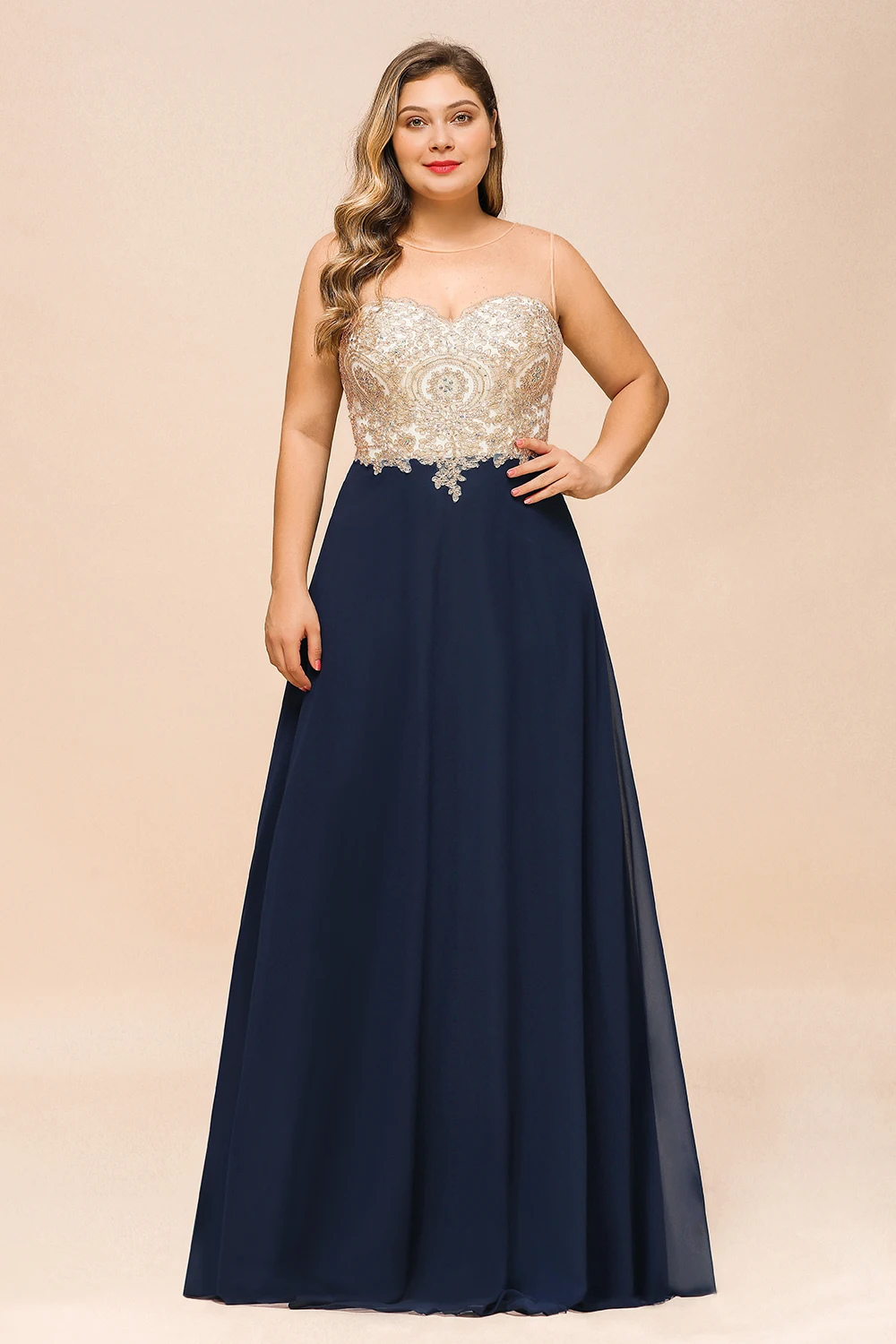 BABYONLINE Gold Appliqué Evening Dresses for Women Beads Sweetheart Backless Zipper Wedding Party Prom Gown A Line Chiffon Skirt 2 BABYONLINE Gold Appliqué Evening Dresses for Women Beads Sweetheart Backless Zipper Wedding Party Prom Gown A Line Chiffon Skirt 2