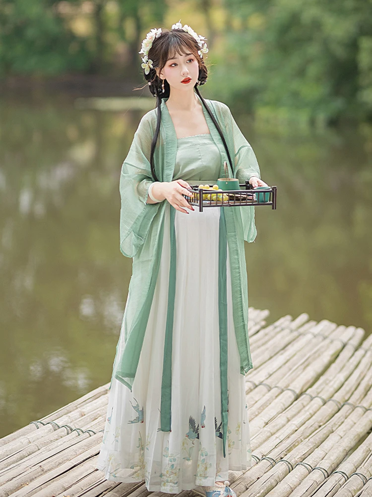 Женское платье Hanfu танцевальный сказочный костюм косплей китайская традиция