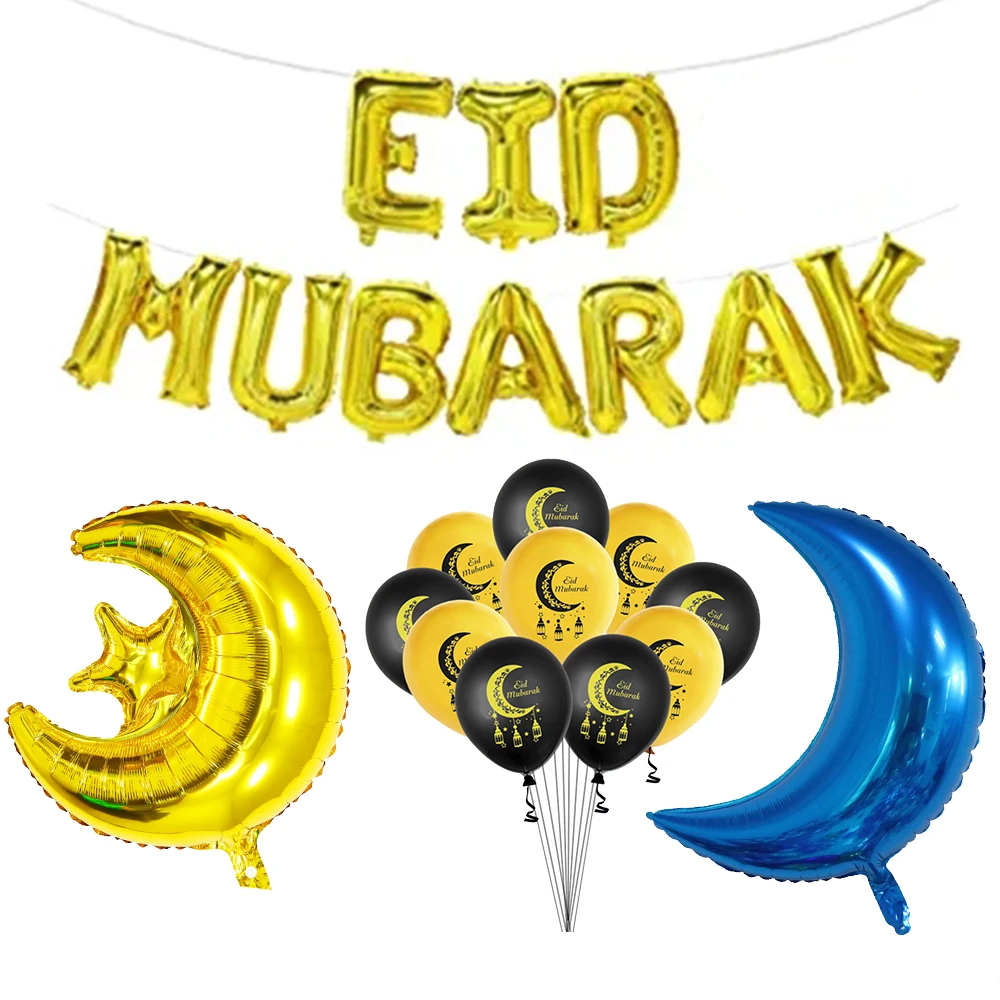 

Ramadan Kareem Festival Decoration Moon Star Balloon Eid Mubarak Balloons decor Islamic Muslim Party decoration Ramadan balloon