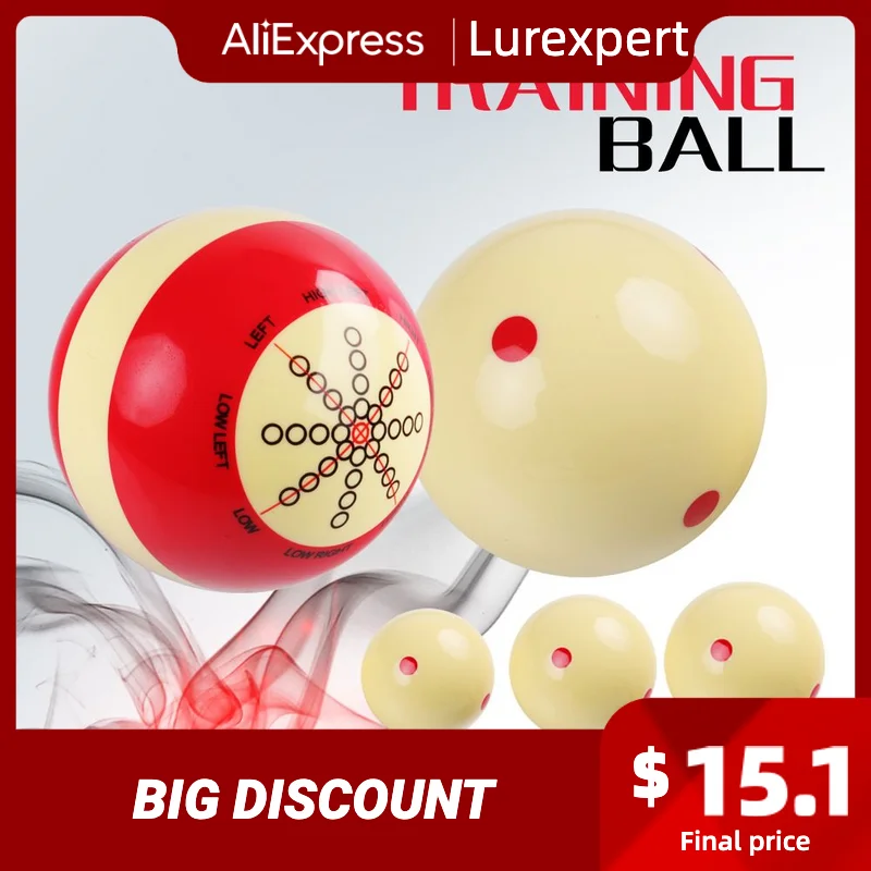 

Standard Training Cue Ball Billiard Snoonker Black8 Carom Resin Material Impact Resistance Double-sided Design Ball Practice