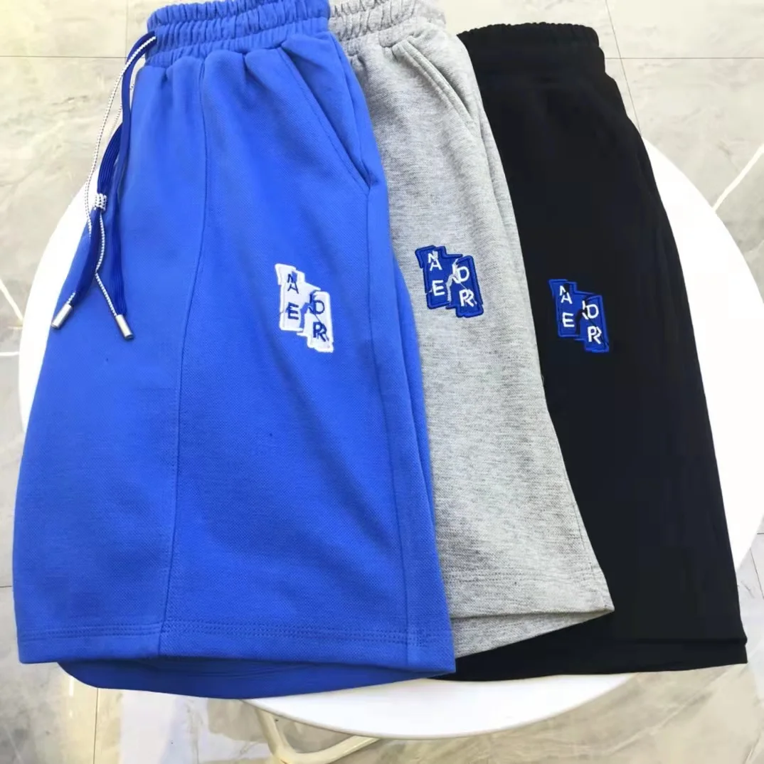 

2022ss New Fashion Embroidery ADER Letter Adererror Shorts Men Women Pocket Ader Error Short Pants Long String High Street
