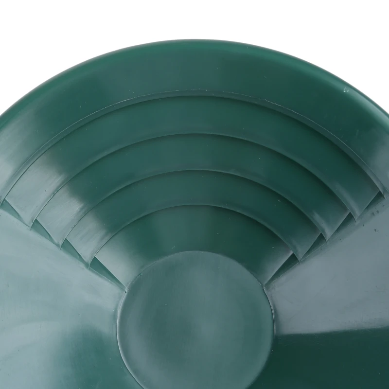 Открытый 10-дюймовый лоток для золота с ружьями ручного поиска Green River Прямая