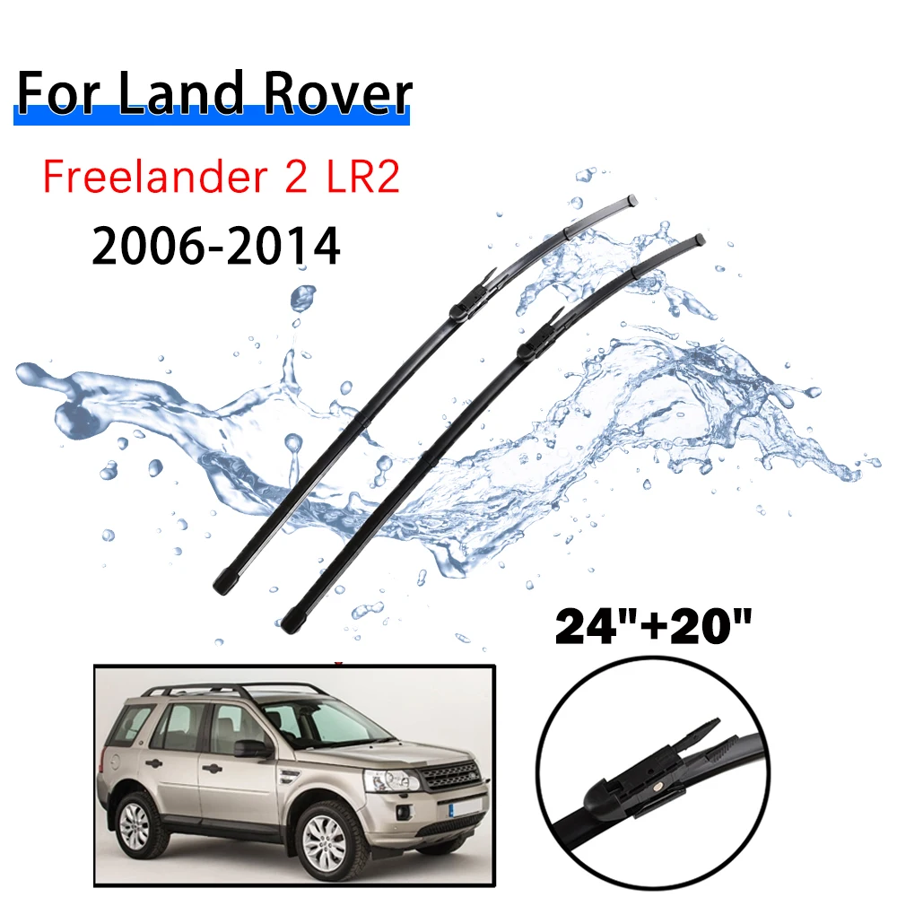 

Wiper LHD Front Wiper Blades For Land Rover Freelander 2 LR2 2006 - 2014 Windshield Windscreen Front Window 24"+20"