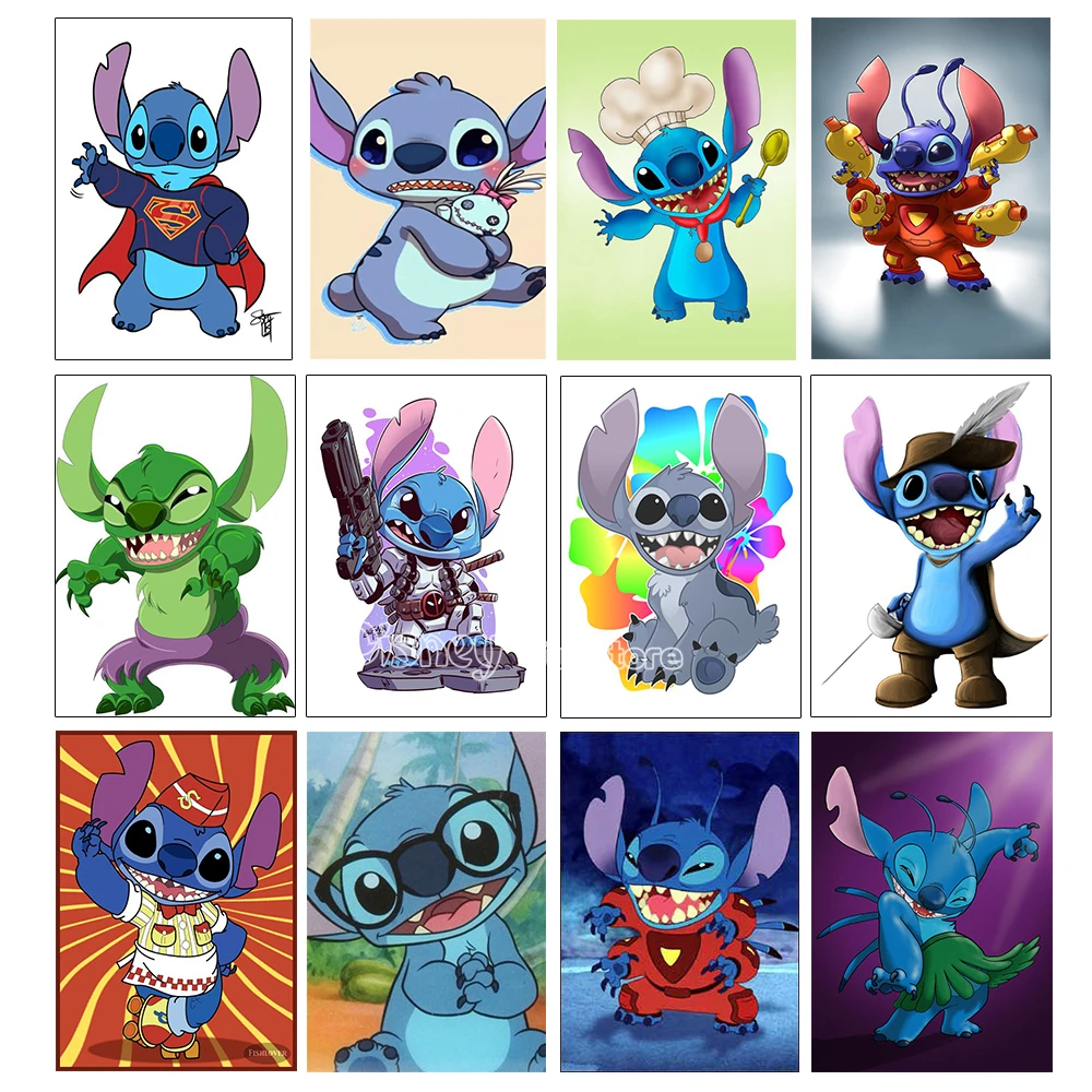 

Diamond Painting Disney Stitch Star Wars Cartoon Diamond Embroidery Cross Stitch Mosaic Child Gift Painting Wall Decor