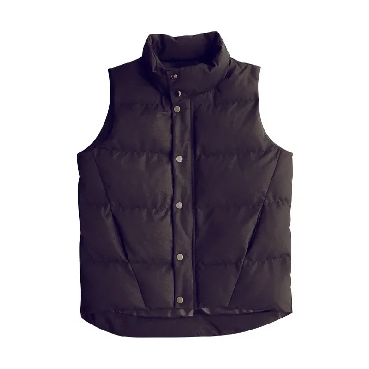 Осень/зима свободный хлопковый жилет больших размеров женский модный пуховик