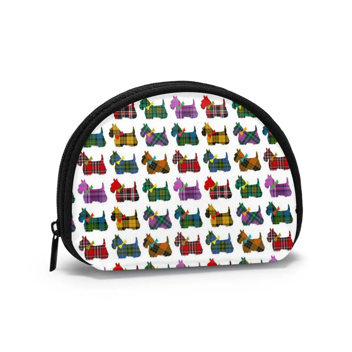 Scottie Terrier Women Small Wallets Pocket Purse Key Holder 