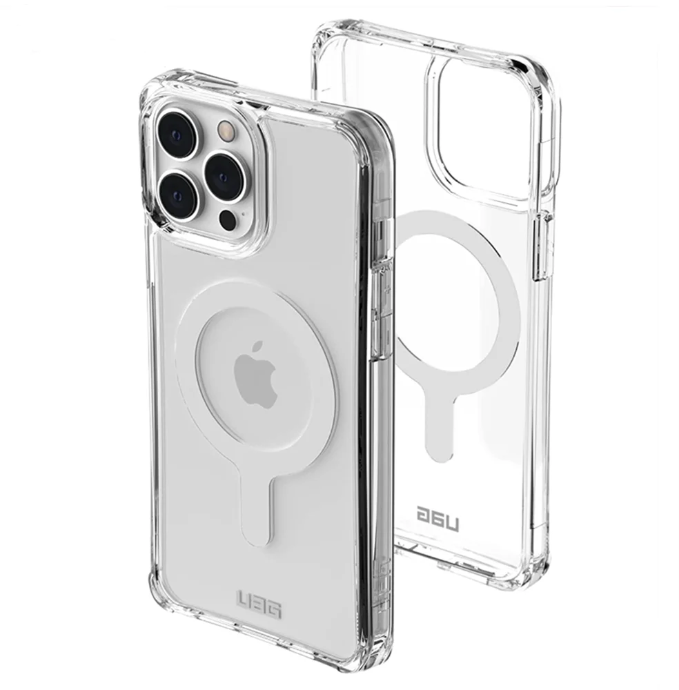 

UAG Box Ice Crystal MagSafe Case Magnetic Wireless Charging Cover for iPhone 13 Pro 13 Max Case 13Mini Case
