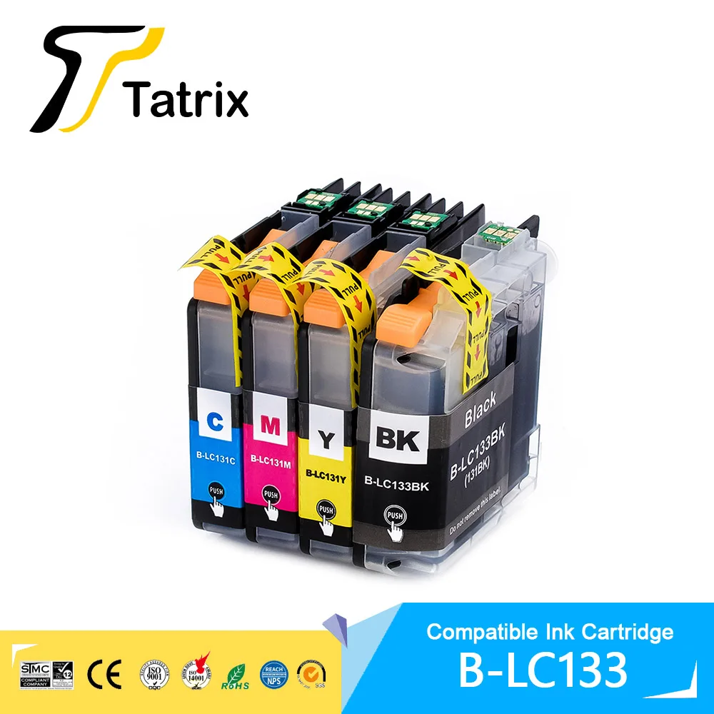 

LC131 LC133 Ink Cartridge Compatible For Brother Printer DCPJ152W/J172W/J552DW/J752DW/ MFC-J245/J470DW/J475DW/J650DW/J870DW