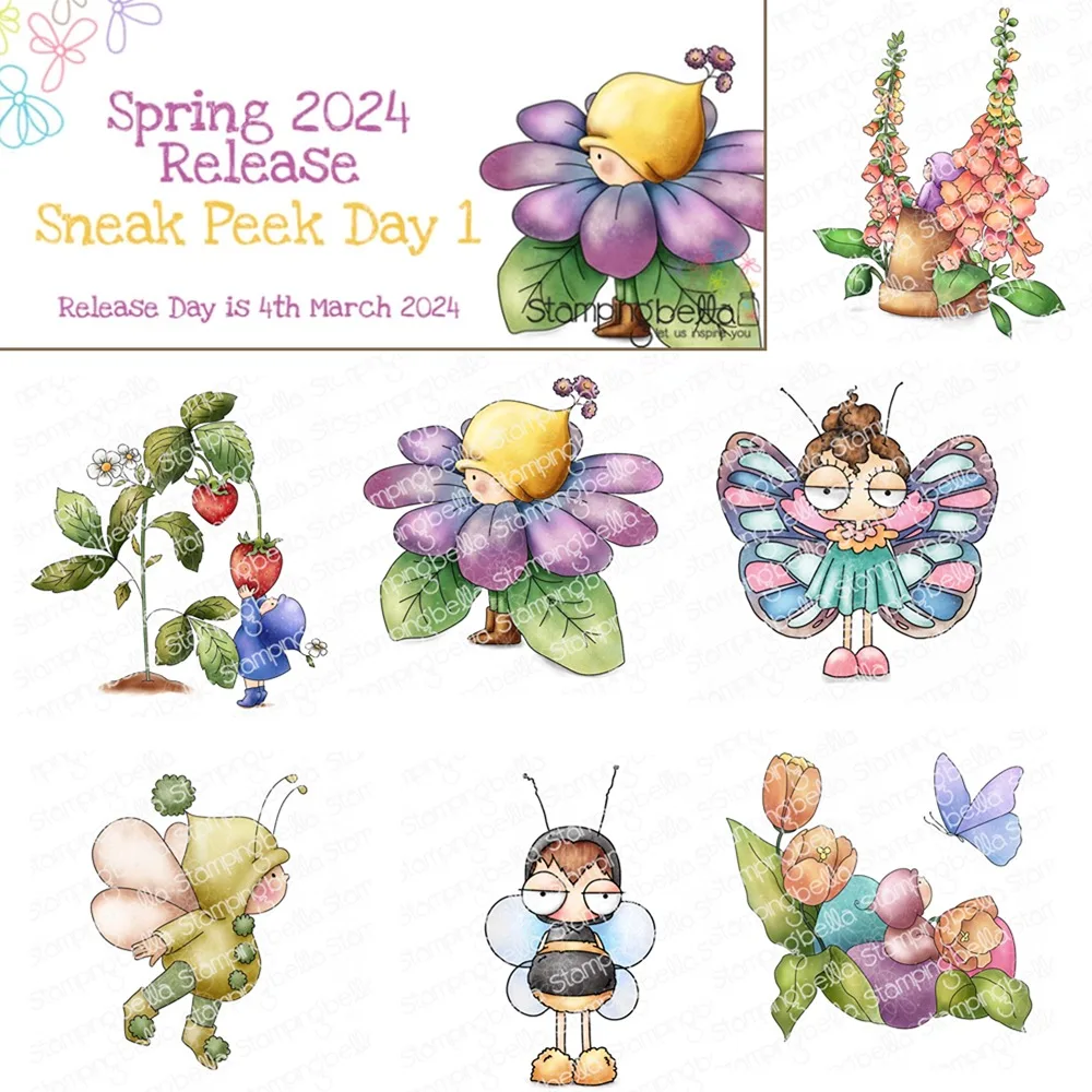 Весна 2024 выпуск штампы и stampingbella Новое поступление Скрапбукинг дневник