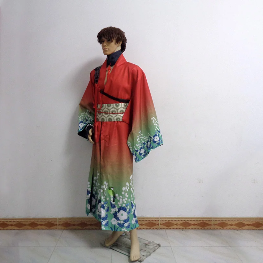 Красное кимоно DMMD Dramatical Murder Koujaku Рождественская униформа для Хэллоуина костюм