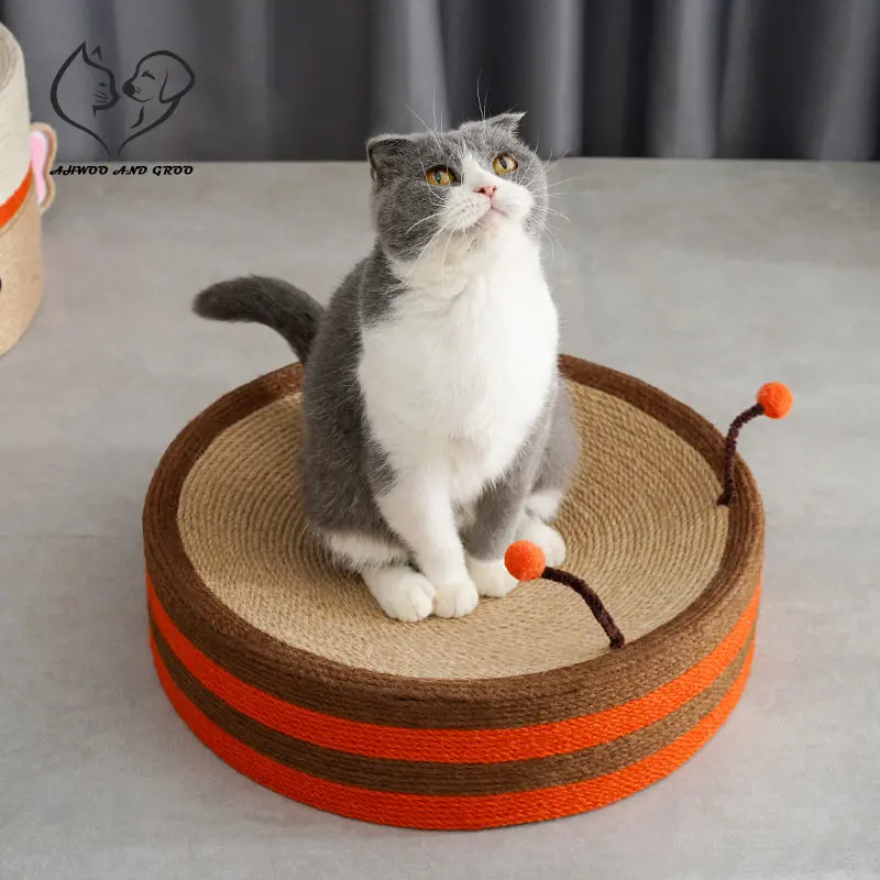 

Cat Scratching Board Toy Sisal Rope Grinding Paws Cat Nest Rest Play Bee Chicken Cats Scratcher Wear-resistant Pet Home Supplies