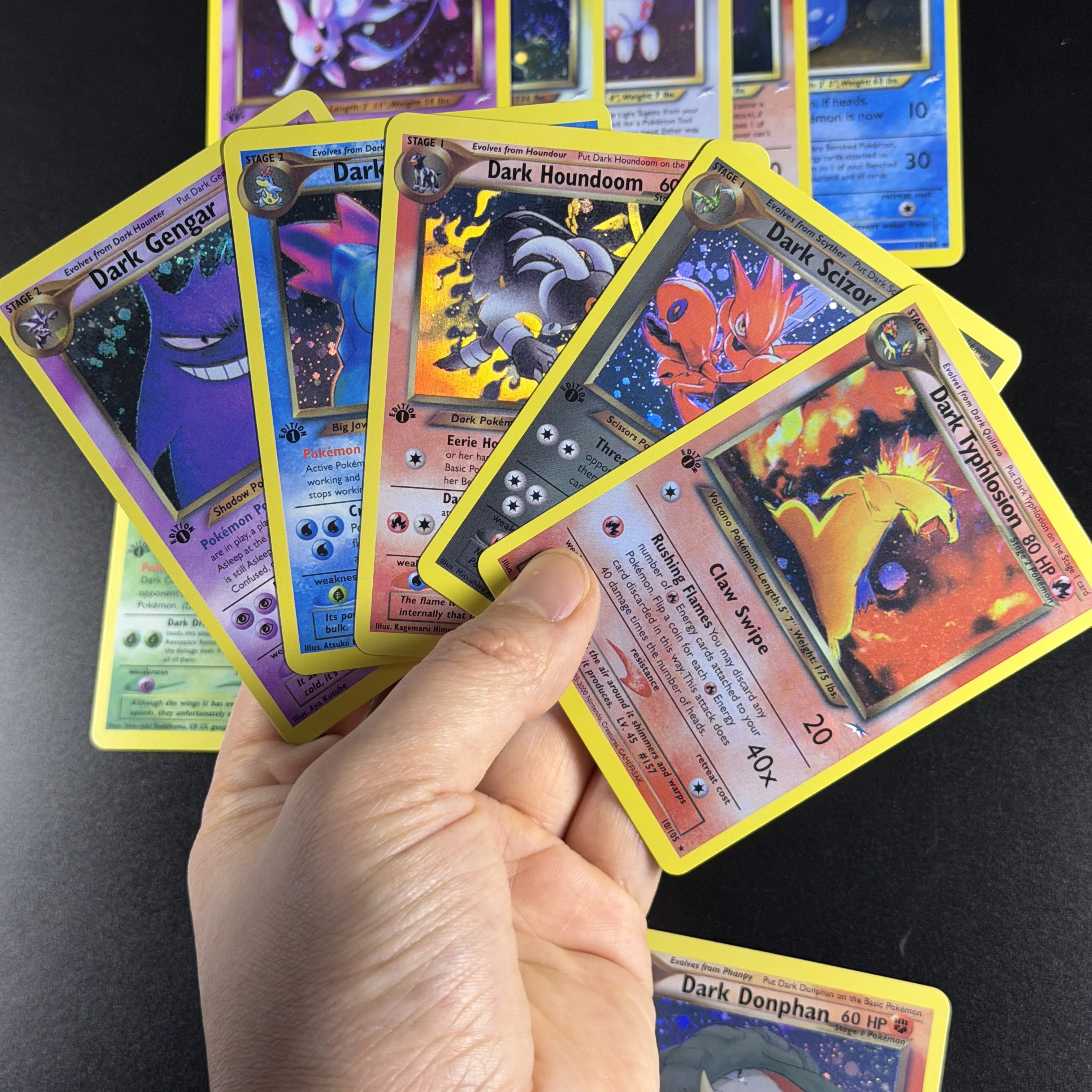 Фото PTCG Pocket Neo Destiny-N4 1-е издание: Космос, Голо, Тёмные/Светлые архетипы, Винтажные голо-карточки, Прокси-карты, Тиранитар, Драгонайт, Генгар №3