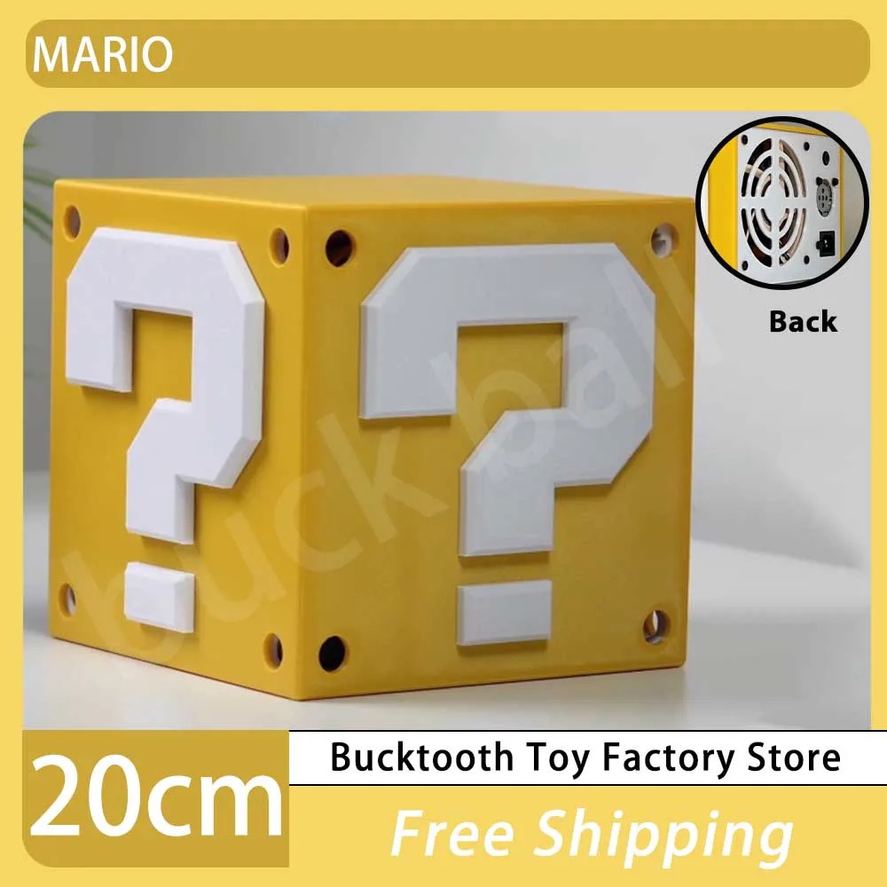 

Mario Computer Case 3D Printing NAS Chassis Anime Theme NAS Super Mario Bros Cartoon Computer Case Kawaii Creative Box Gift Toy