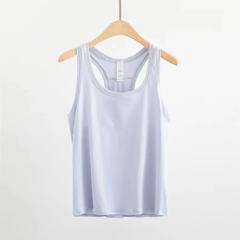 Lulu women Tank Tops Stretch Sexy Blouse Gym Tank Sleeveless Shirts Sports black green Top vest Running Exercise Ftness Tops