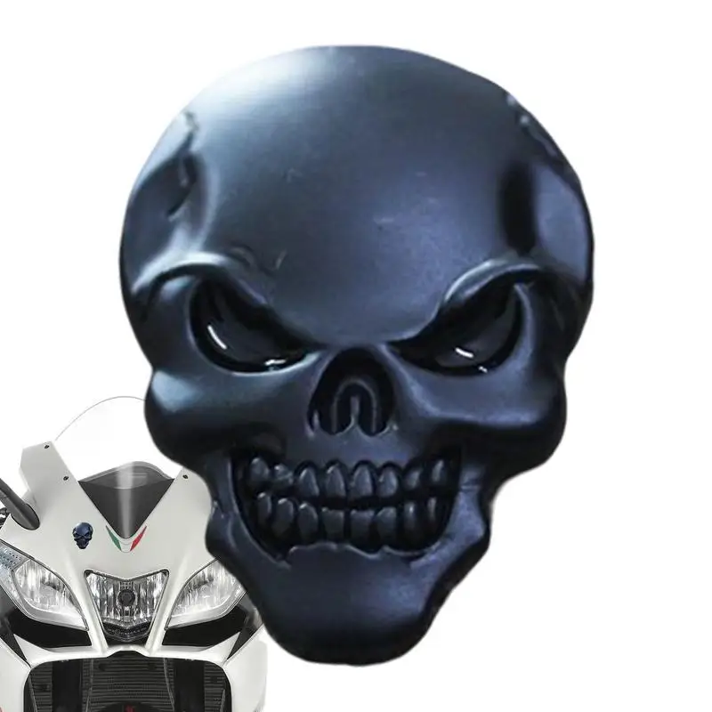 

Skull Sticker 3D Metal Cool Car Stickers Skull Decals Truck Stickers For Men Car Window Decals Car Truck Bumper Movie Sticker