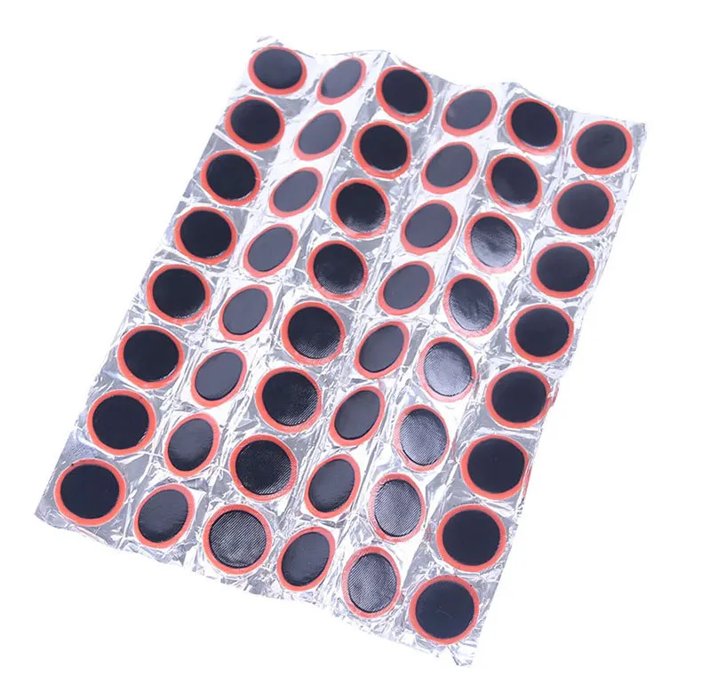 

48pcs Tire Patch Rubber Bike Tyre Repair Pad Portable 25mm Tire Inner Tube Pad Bicycle Repair Accessory Bike Tire Patch
