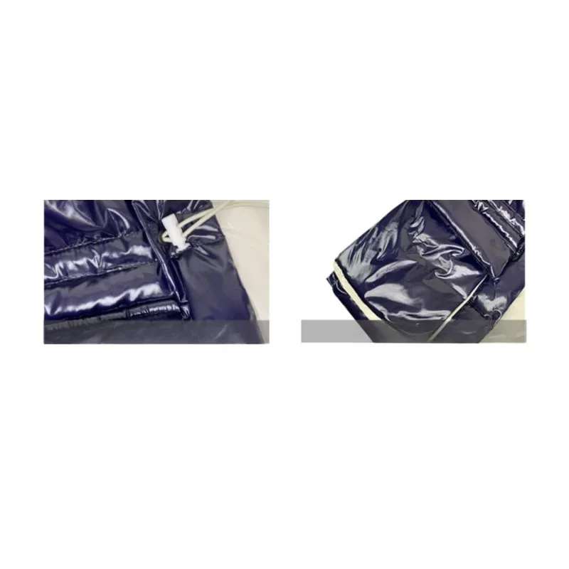 Жареный уличный цвет яркий пух хлопковая куртка женская короткая сеть красный 2024