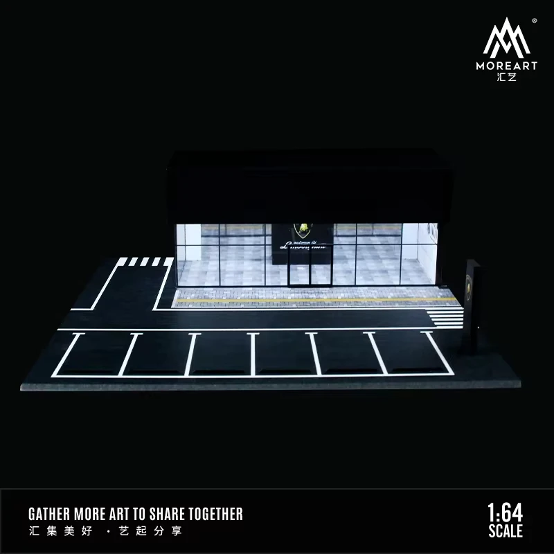 MoreArt/Time Micro 1:64 автомобильный выставочный зал осветительная сцена тематическая