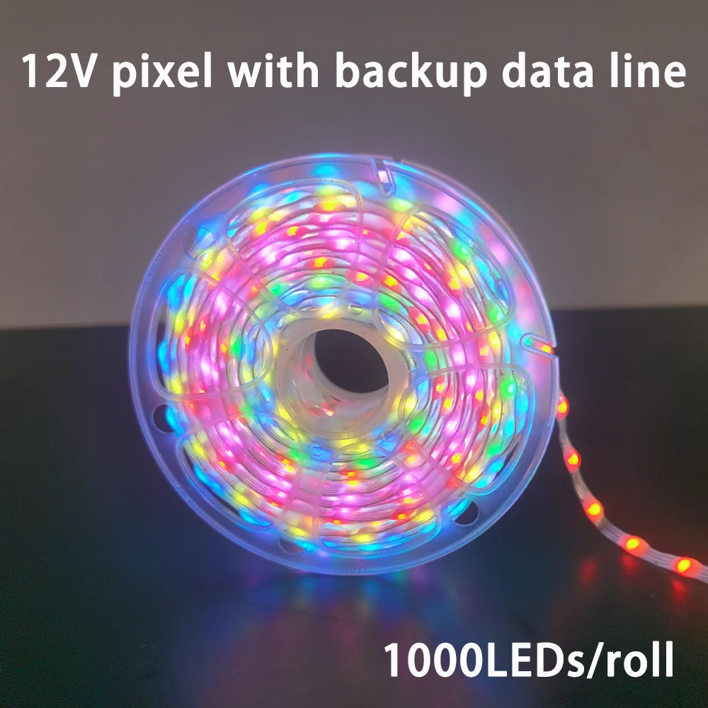 1000 светодиодов 12 В постоянного тока WS2815 4 контакта резервная линия передачи