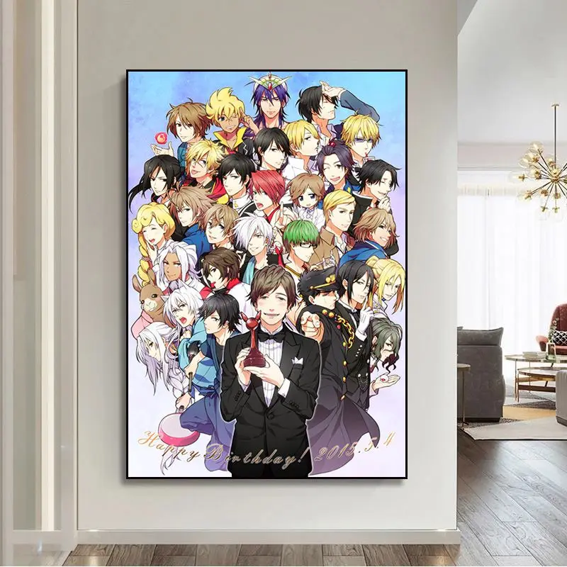 Anime Kuroko's Basketball DIY Sticky Poster HD Quality Wall Art Retro Plakaty do domu Estetyczna sztuka Malarstwo ścienne