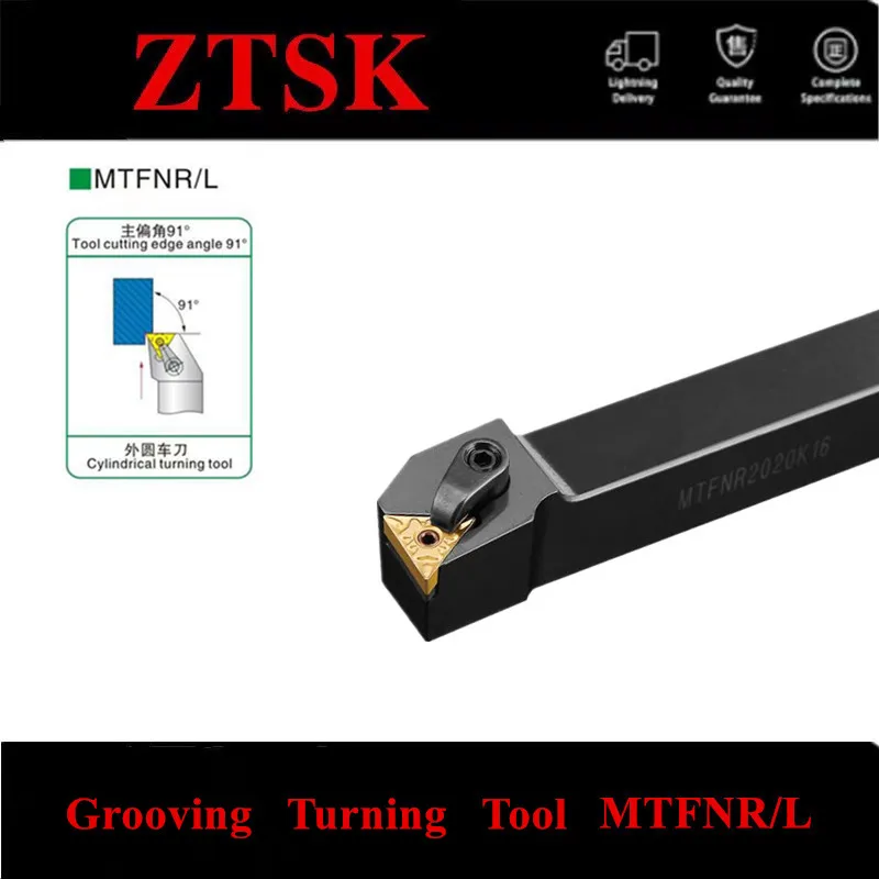 

MTFNR MTFNL Lathe Bar Turning Holder MTFNR1616 MTFNR2020 MTFNR2525 MTFNR3232 External Turning Tool CNC Cutting Tool Cutter Bar