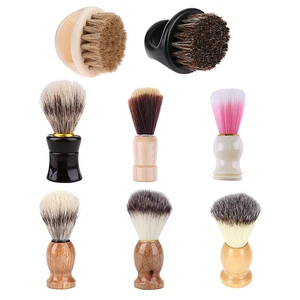 Щетка для бритья барсука для мужчин, прибор для бритья лица и бороды, инструмент для бритья с деревянной ручкой для мужчин