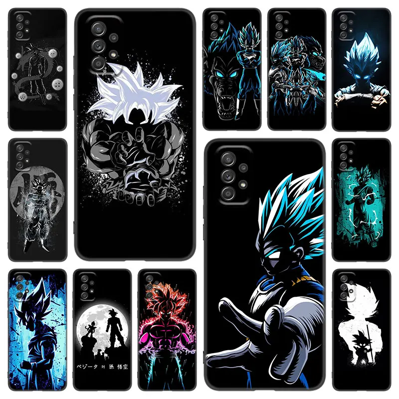 Dragon Ball Shadow Man Phone Case For Samsung Galaxy A21 A30 A50 A52 S A13 A22 A23 A32 A33 A53 A73 5G A12 A31 A51 A70 A71 A72
