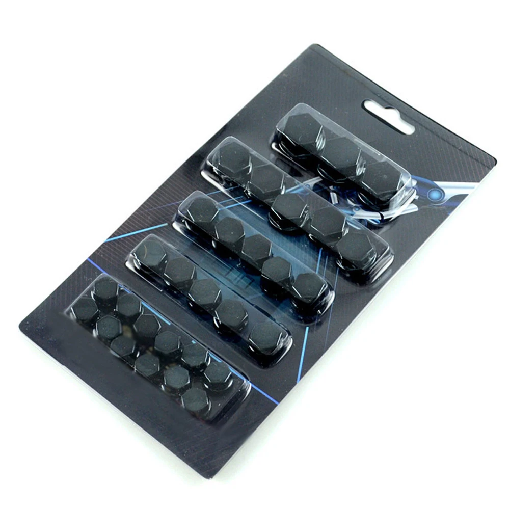 

30pcs Motorcycle Wheel Nut Caps Protection Covers Caps Anti-Rust Auto Hub Screw Cover Colored Tyre Nut Bolt Exterior Decoration