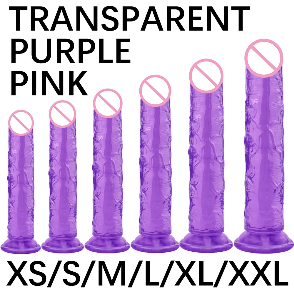 Strong Suction Cup Jelly Big Realistic Dildo Huge Penis Dick Anal Female Sexy Products Sex Toys for Woman Adults 18 Men Sexyshop