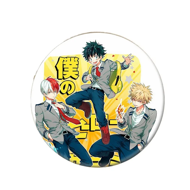 

Модный мой герой Академия аниме мультфильм Rooch Pins Button Izuku коллекция значков Новый эмблема рюкзаки аксессуары подарок косплей