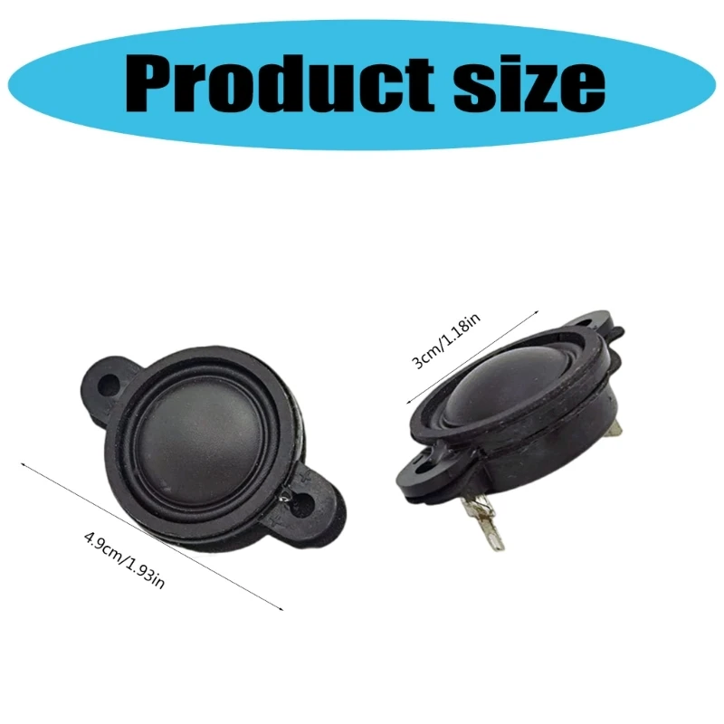 1 25-дюймовый динамик 4 Ом полнодиапазонный для книжной полки звуковых систем