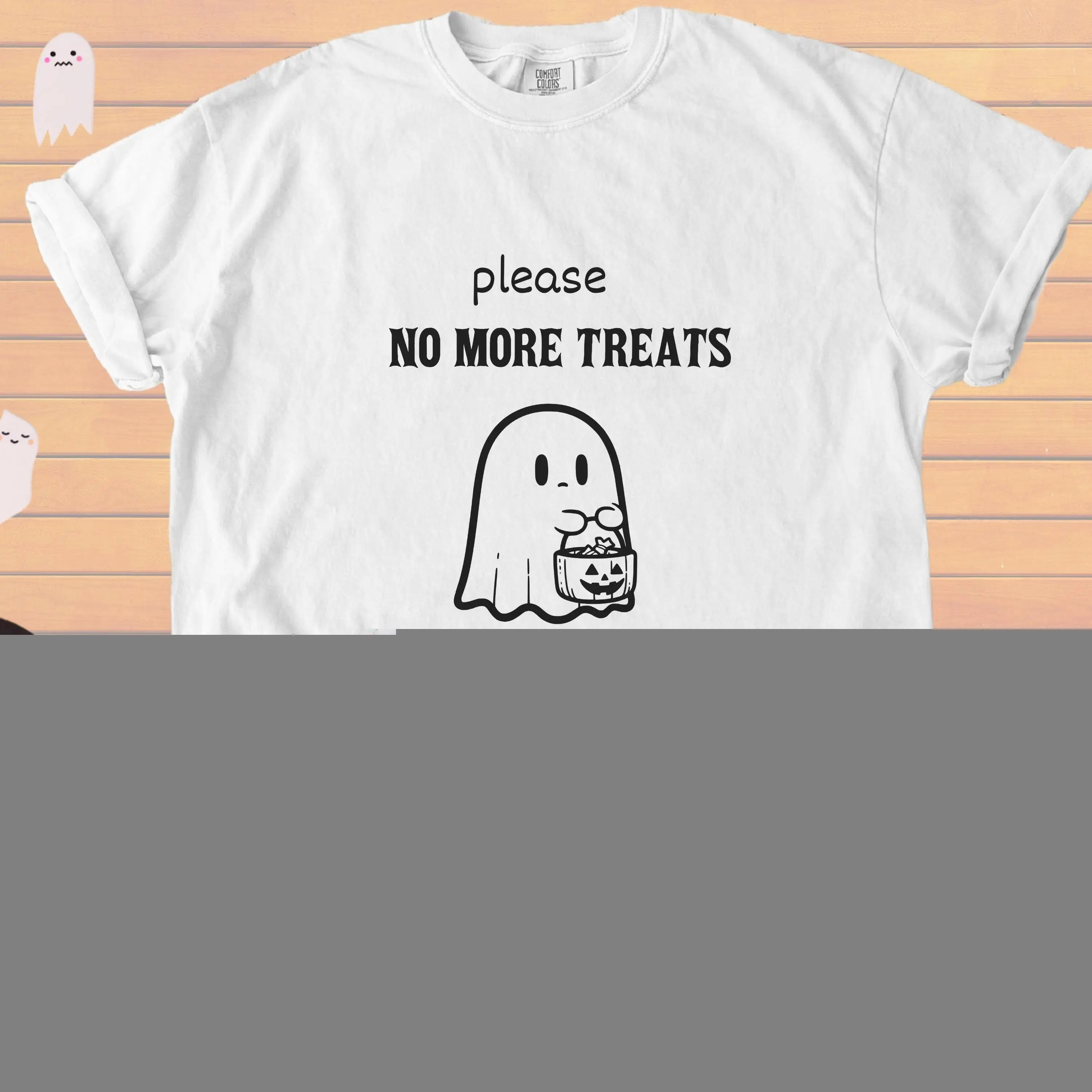 Беглютеновая футболка на Хэллоуин келические праздники жуткая вечеринка