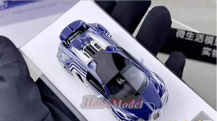 LJM 1/64 для Bugatti Veyron Limit модель автомобиля литой под давлением сплав имитация