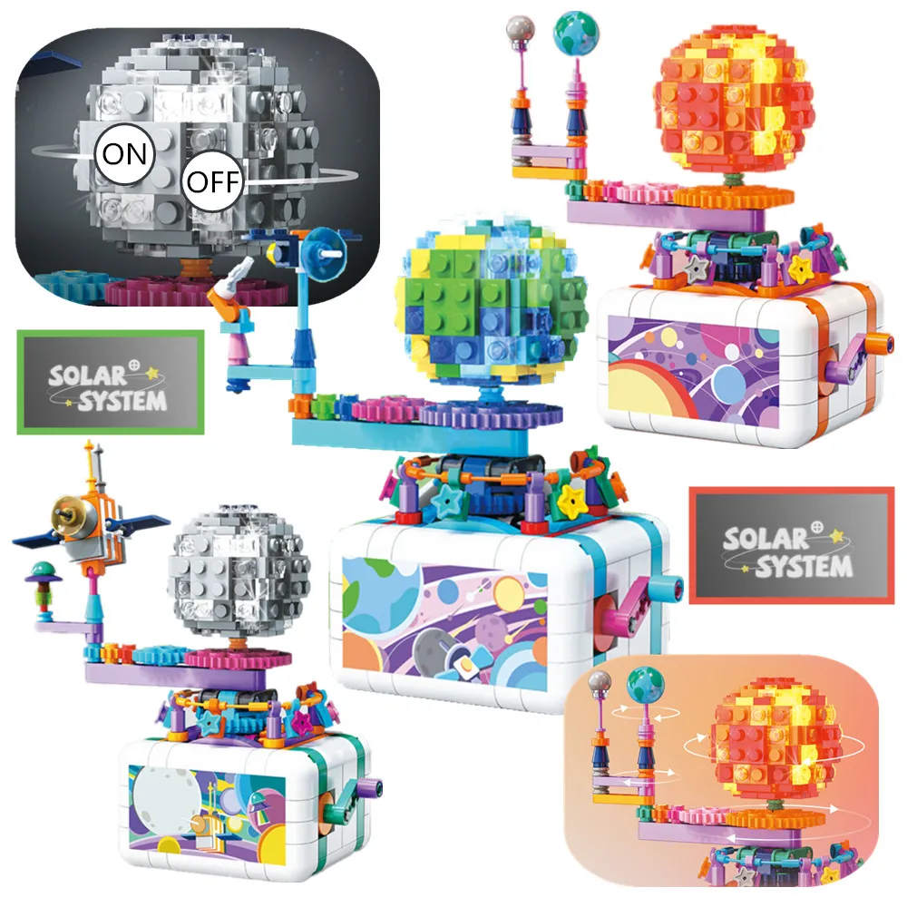 

Universe Earth Globe Solar System Moon Sun Space Galaxy Ideas Model Building Blocks Bricks Toys Gifts Kid Set