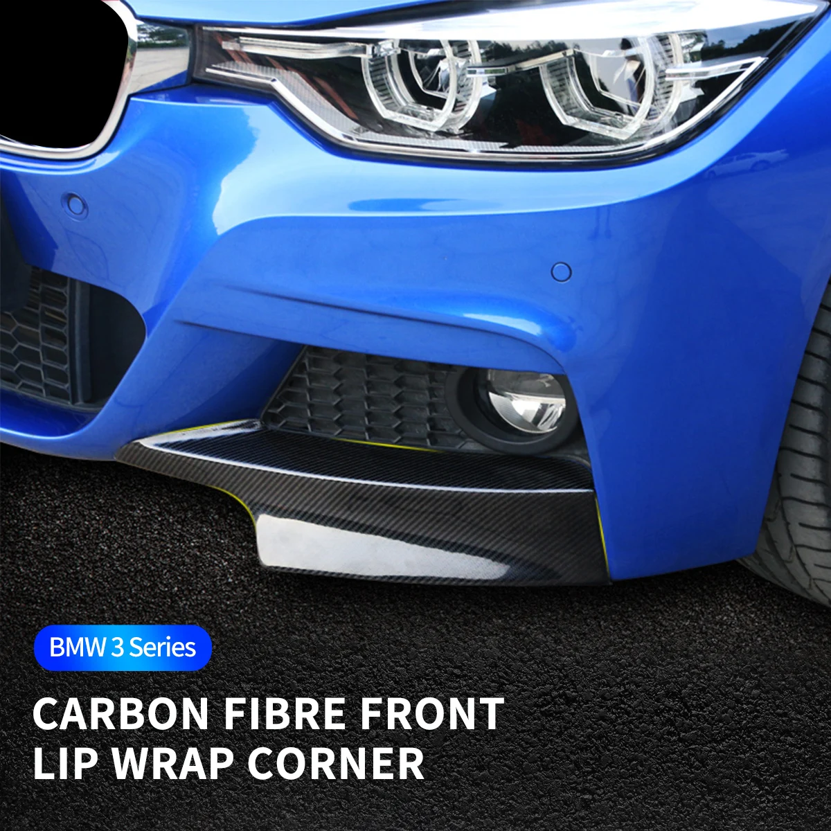 

Applicable to 18 BMW 3 series 320li Front Shovel Modified Rear Spoiler Front Lip Rear Corner Small Wrap Side Skirt Accessorie
