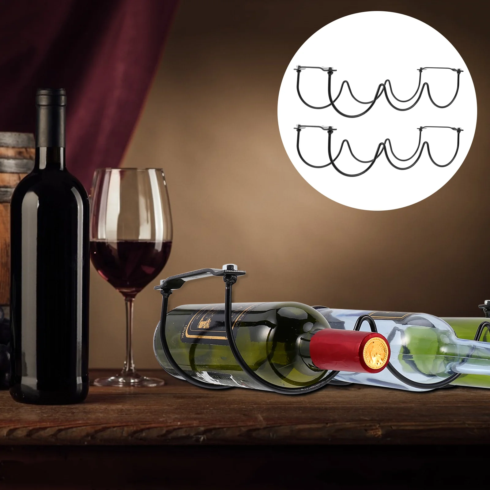 2 шт. стойка открывалка для бутылок настенный держатель дисплея подвесная полка