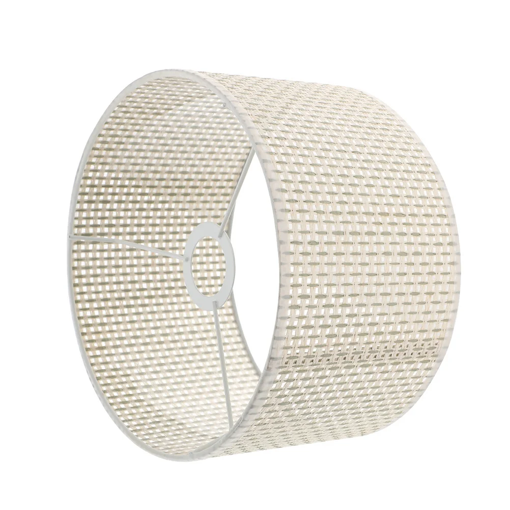 

E27 Woven Lampshade Semi Flush Mount Ceiling Light Fixture Accessory Creative Environmental Paper Bedside Delicate