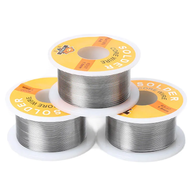 

Solder Wire 0.3/0.4/0.5/0.6/0.8/1/1.2/1.5/2mm Soldering Wire With FLUX 2.0% 45FT Tin Lead Tin Wire Melt Rosin Core Solder