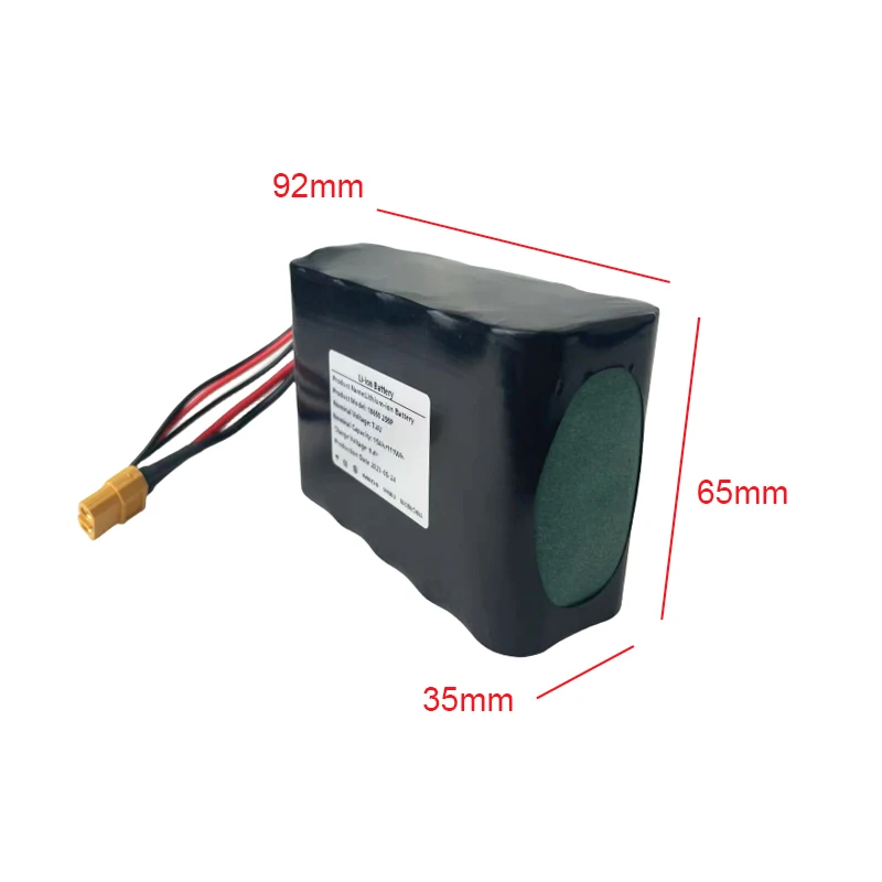 Литиевая аккумуляторная батарея 2S5P 15000 мАч для модели UAV электрического