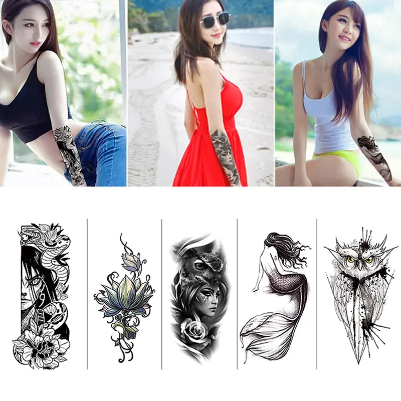 

Водостойкая временная татуировка-наклейка, 1 лист