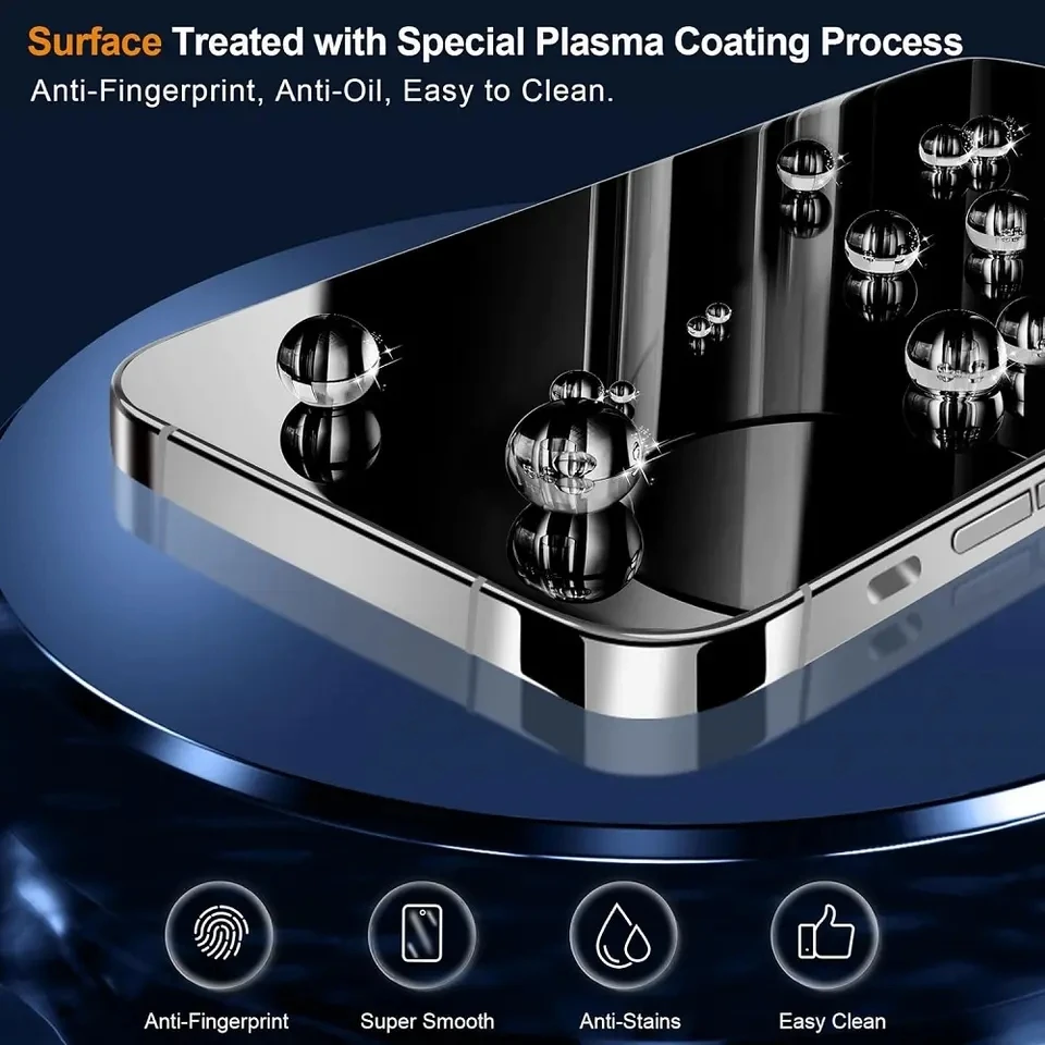 2 шт. 9H премиум стекло для iPhone 16 Pro Max 15 14 Plus защита экрана из закаленного стекла Ifone