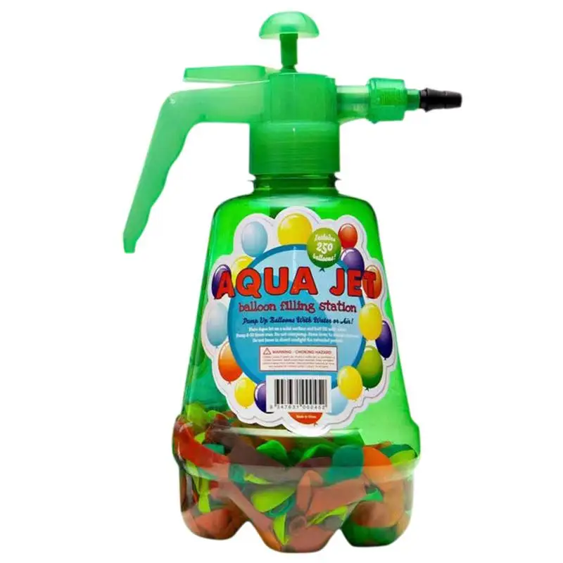 

Air Balloon Pumping Station Air And Water Balloon Inflator Hand Balloon Filler With 500 Balloons Water Fun For Kids Outdoor