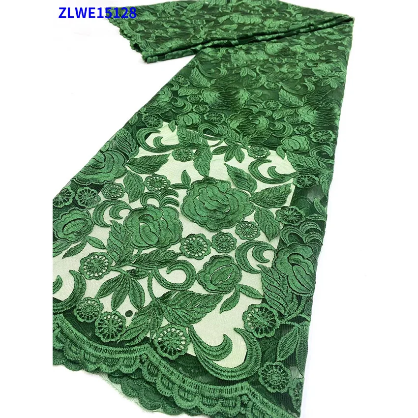 Новый дизайн нигерийская сетчатая вышивальная ткань большая акция французская