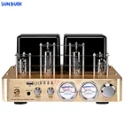 Sunbuck оптоволоконный коаксиальный 5,0 Bluetooth трубчатый усилитель 6F1 наушники выход без потерь HIFI 2,1 80 Вт высокомощный вакуумный трубчатый усилитель