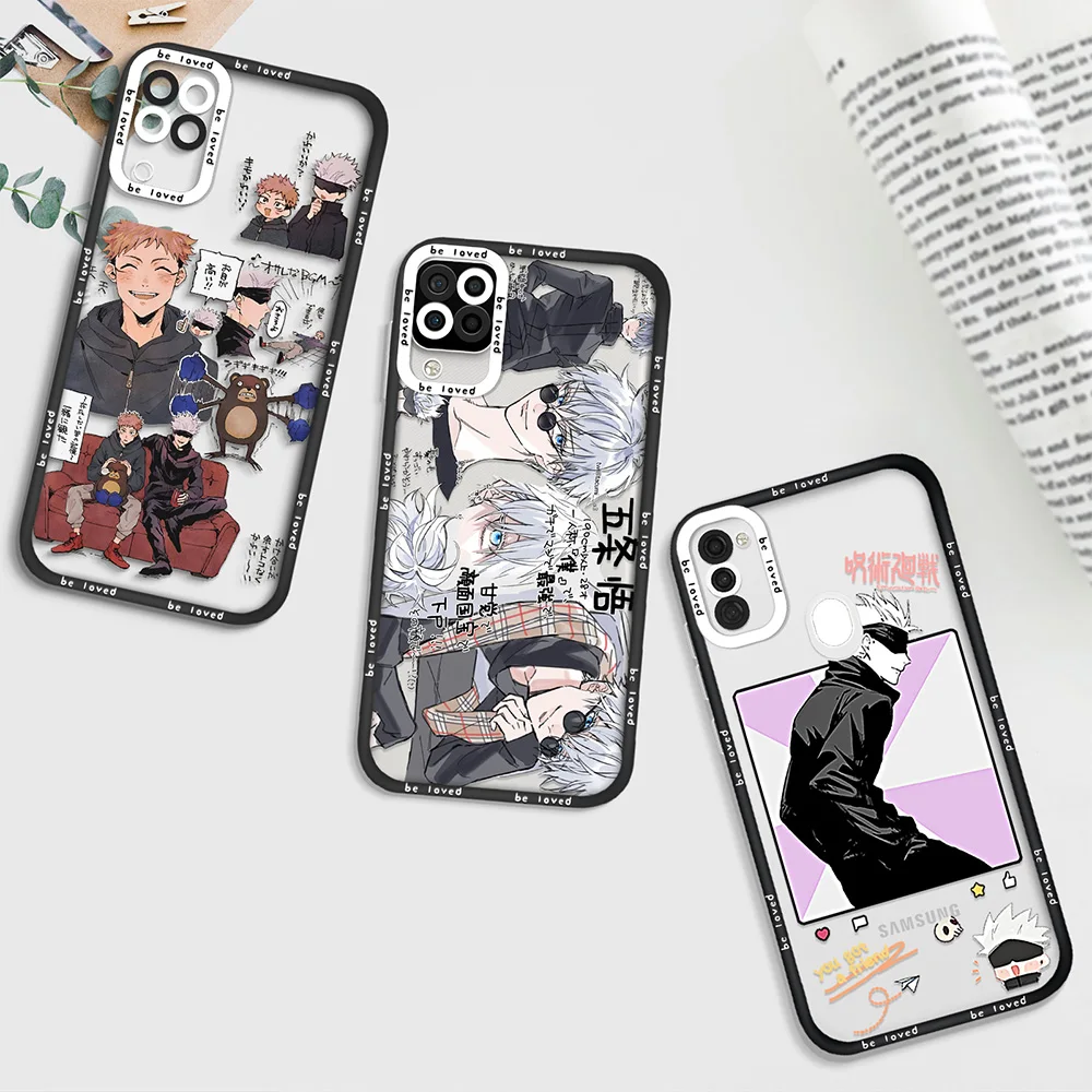 

Jujutsu Kaisen Protection Shell for Samsung Galaxy S22 Plus Ultra A72 A52 A52S A53 5G A71 A11 A12 A21S A32 4G Transparent Case