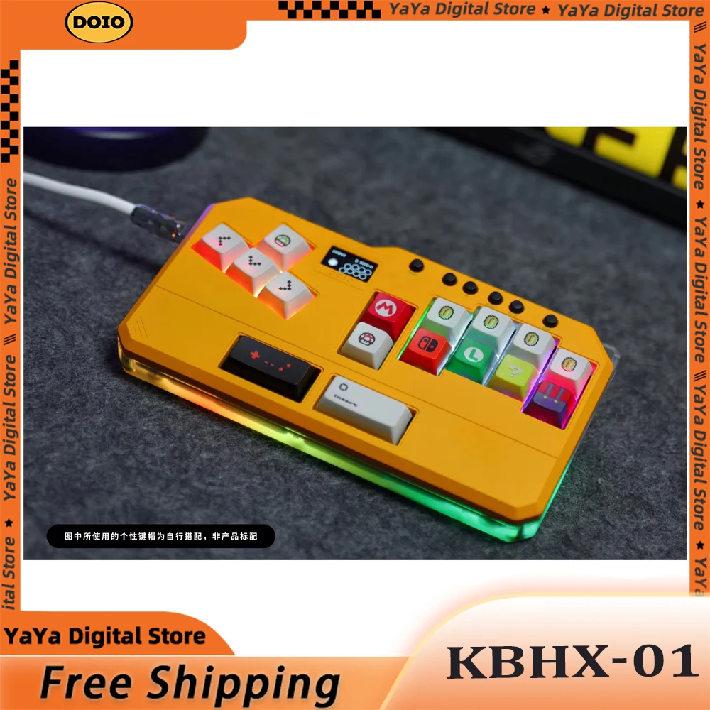 Проводная игровая мини-клавиатура Doio Hitbox 16 клавиш алюминиевый сплав поддержка Ps4
