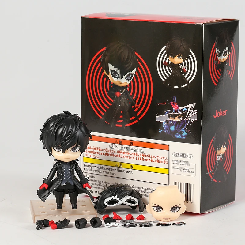 Фигурка героя Persona 5 Joker Amamiya Ren 989 фигурка фигурки симпатичная модель украшение ПВХ
