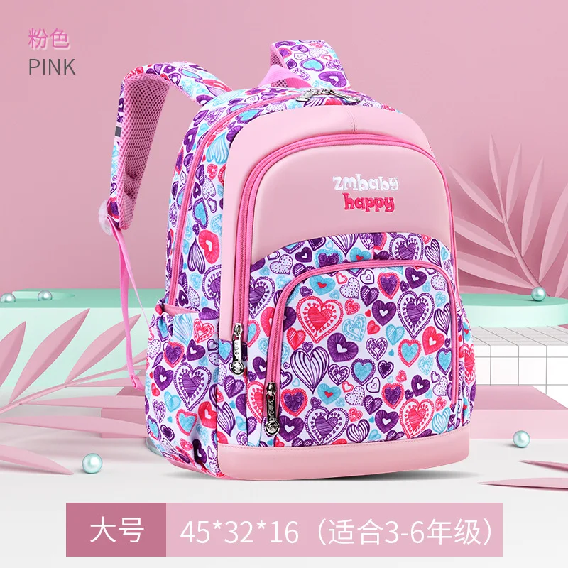 2022 New School Bags For Boys Girls Gifts Primary Student Shoulder Orthopedic Backpack Large Capacity Light Grade 1-6 Mochila