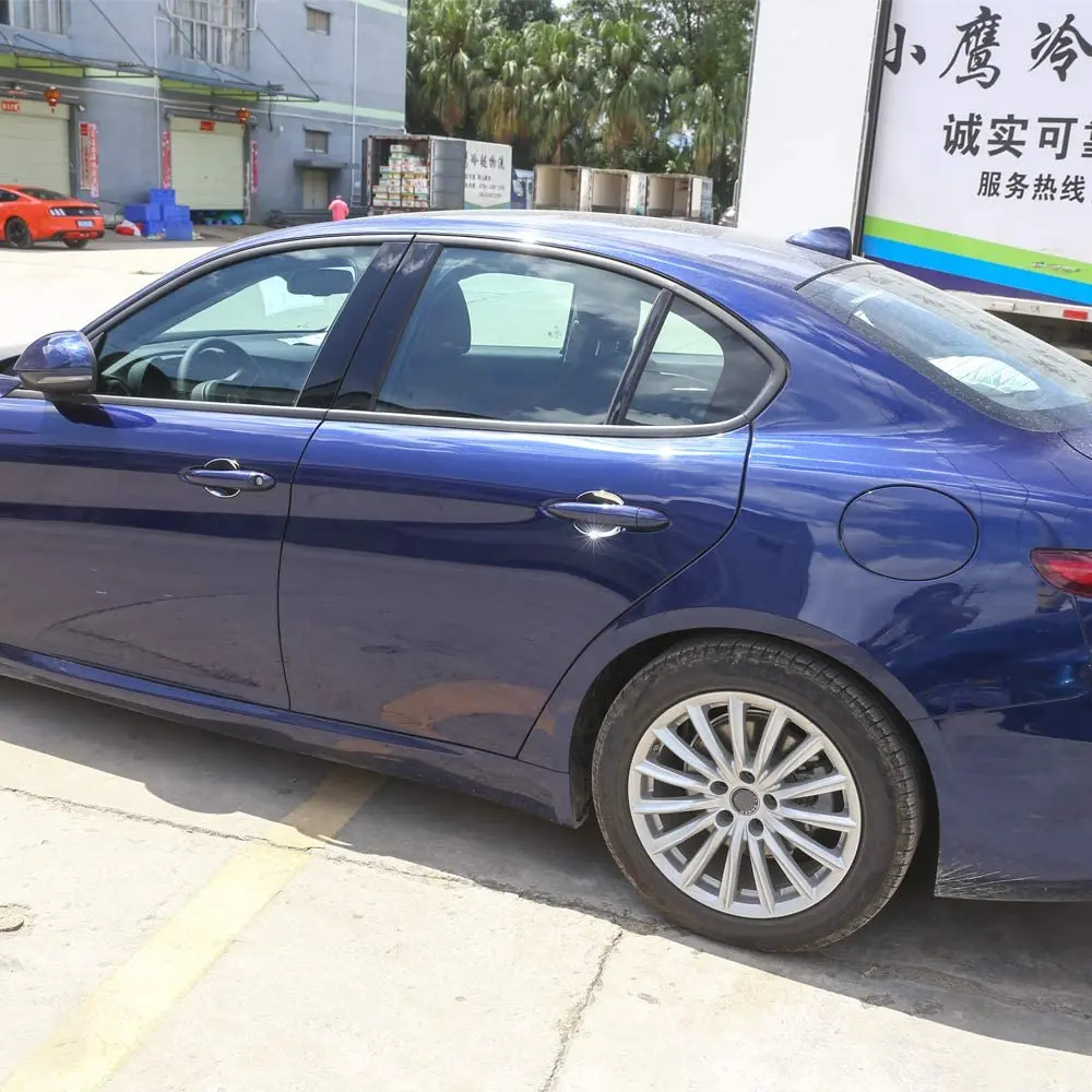 

4pcs/set For Alfa Romeo Giulia 2017 2018 ABS Chrome Polish Exterior Door Bowl Cover Trim